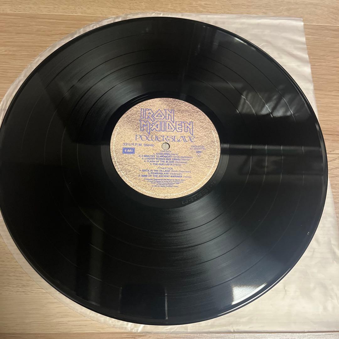 【美品】IRON MAIDEN / アイアン・メイデン パワースレイヴ レコード