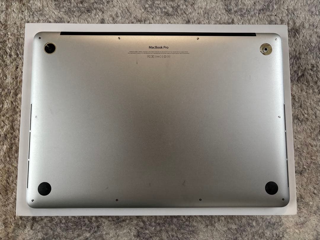 【ジャンク品】 MacBook Pro 15.4インチ 2012 A1398