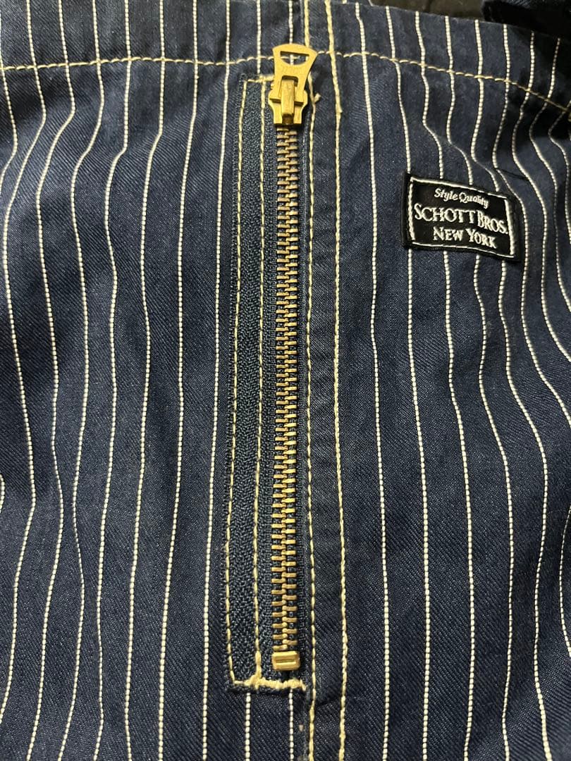 schott オールド ヒッコリー オーバーオールM