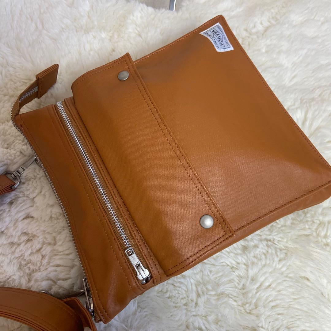 ✨️美品✨️ PORTER フリースタイル ショルダーバッグ キャメル 吉野カバン