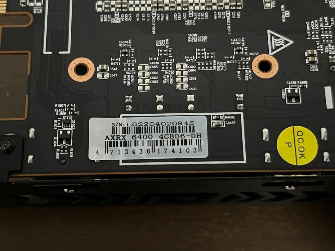 グラフィックボード・グラボ・ビデオカード PowerColor AMD Radeon RX 6400 ITX 4G