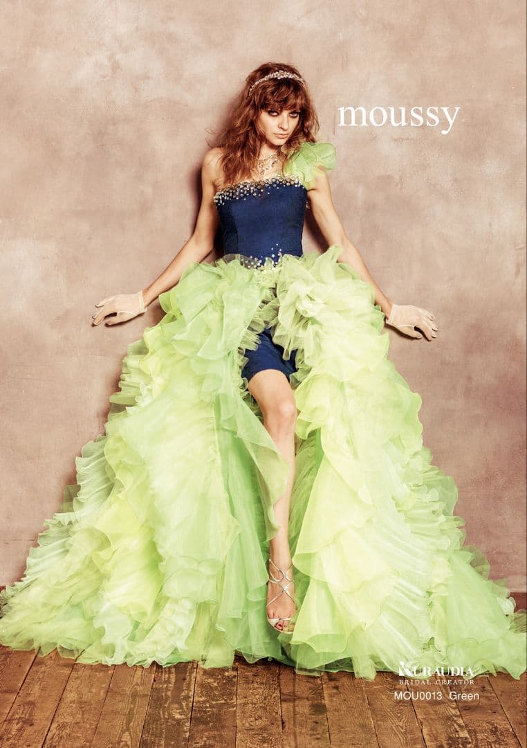 MOUSSY　 カラードレス　2way カラードレス マウジー