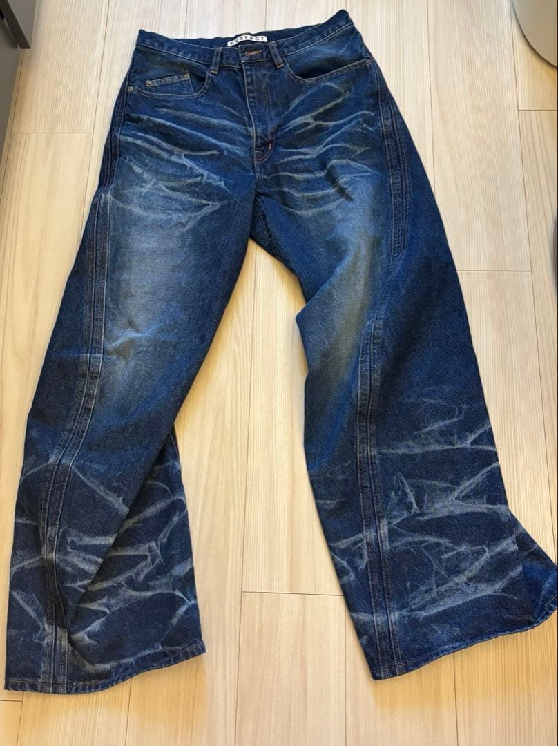 NVRFRGT STUDIOUS別注 3D ツイストワイドデニム size2