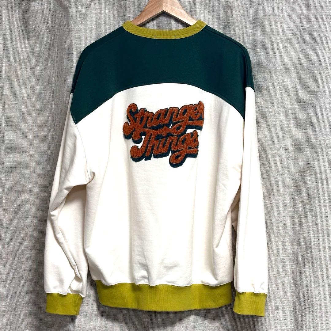 試着のみ　ストレンジャーシングス ニコアンド　スウェット　ホーキンス　タイガース