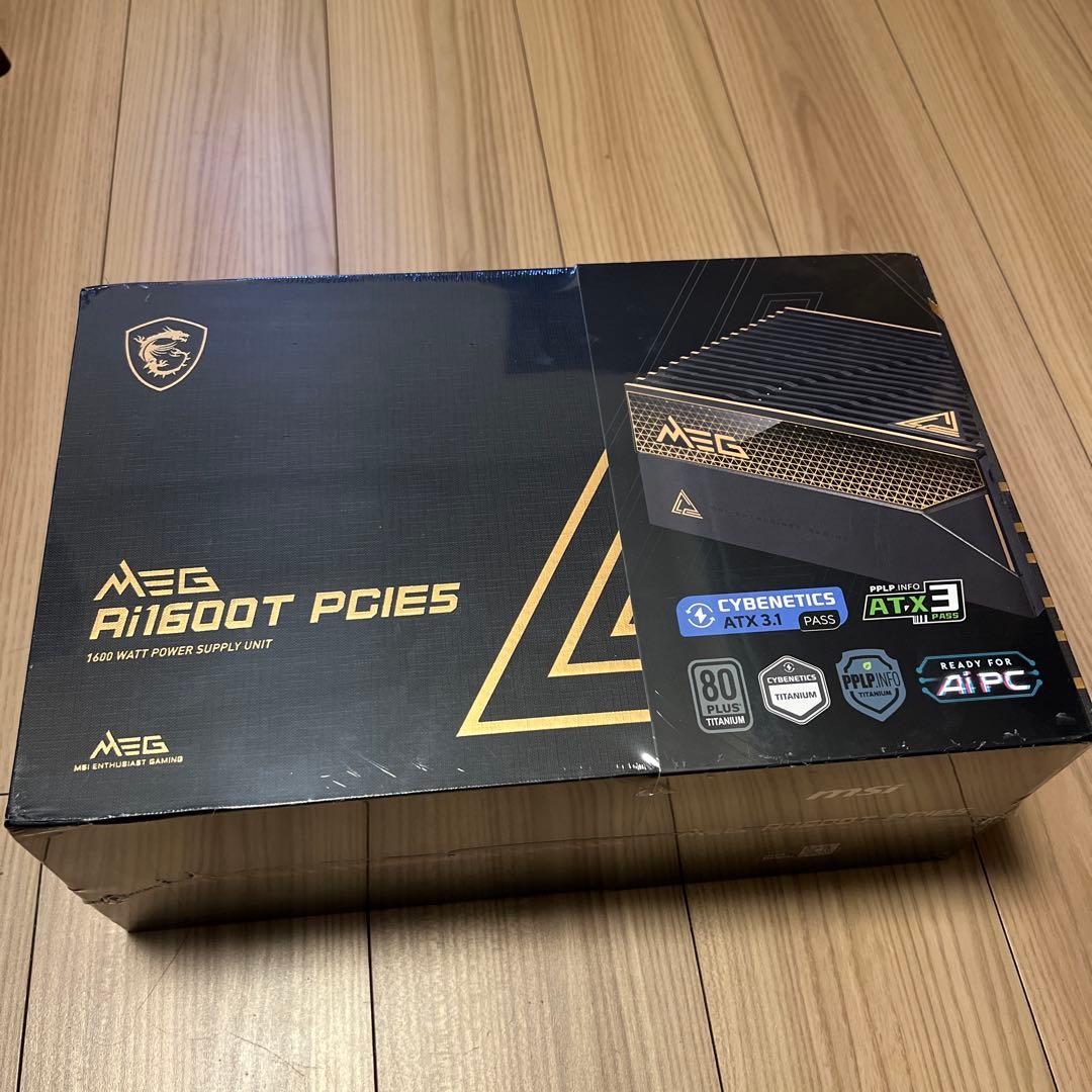 MSI MEG Ai1600T PCIE5 1600W ATX電源 PSU