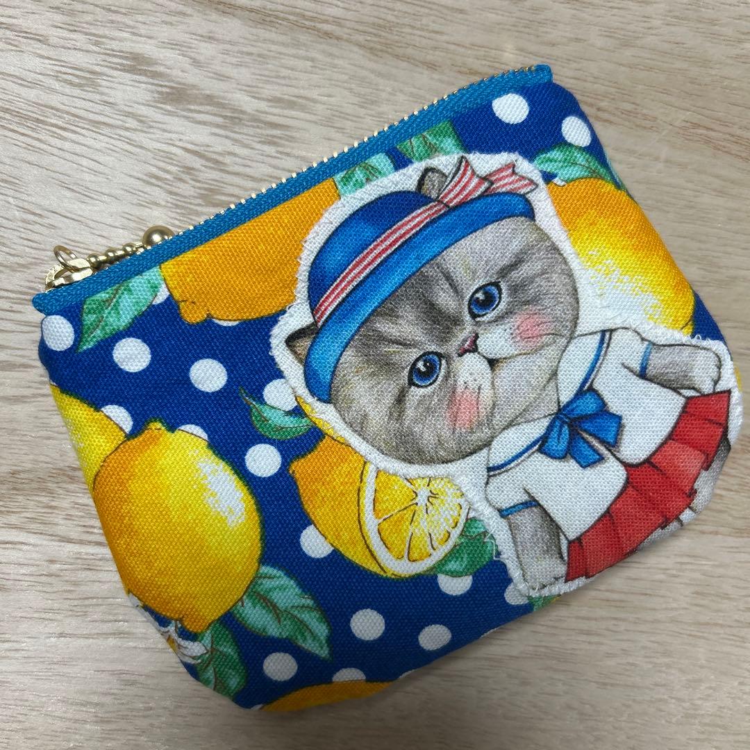 ハンドメイド　ころりんミニミニポーチ　コヤンイサムチョン☆両面ルミちゃん☆