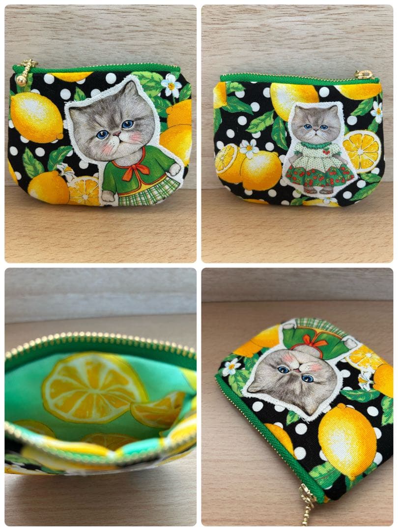 ハンドメイド　ころりんミニミニポーチ　コヤンイサムチョン☆両面ルミちゃん☆