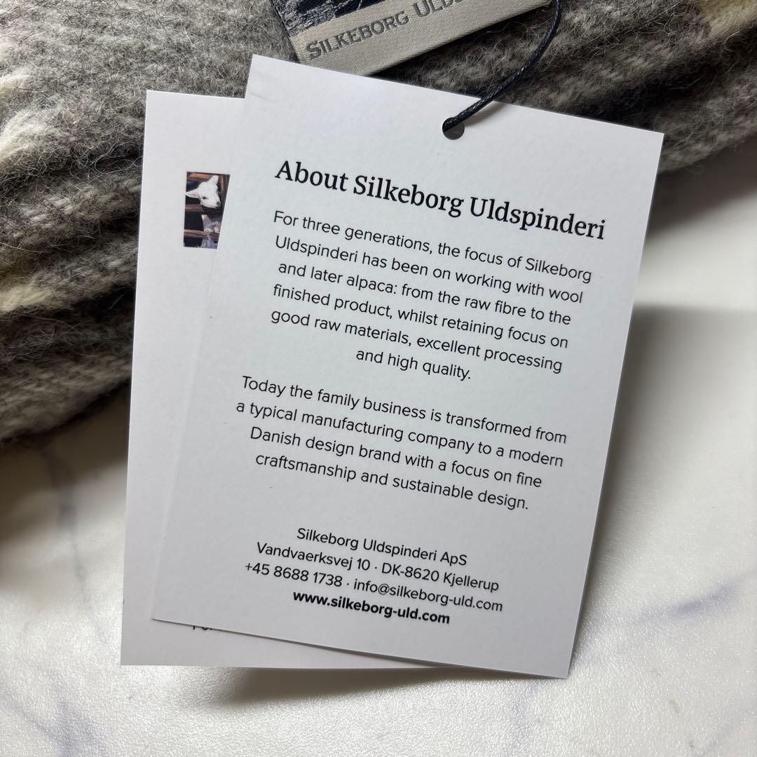 よ*ば様 1007 シルケボー　ウルドスピンデリ　ブランケット　未使用　タグ付き