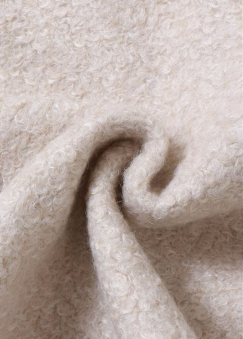 【新品未使用タグ付き】アイボリー ショート丈ジャケット ブルゾンレディース