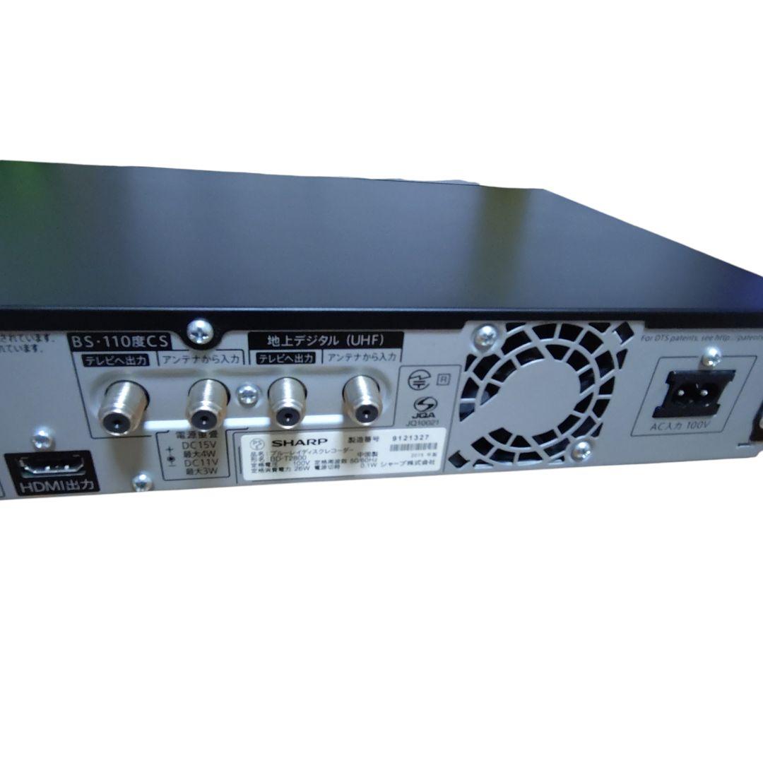 シャープ ブルーレイレコーダー BD-T2800 AQUOS　【訳あり】