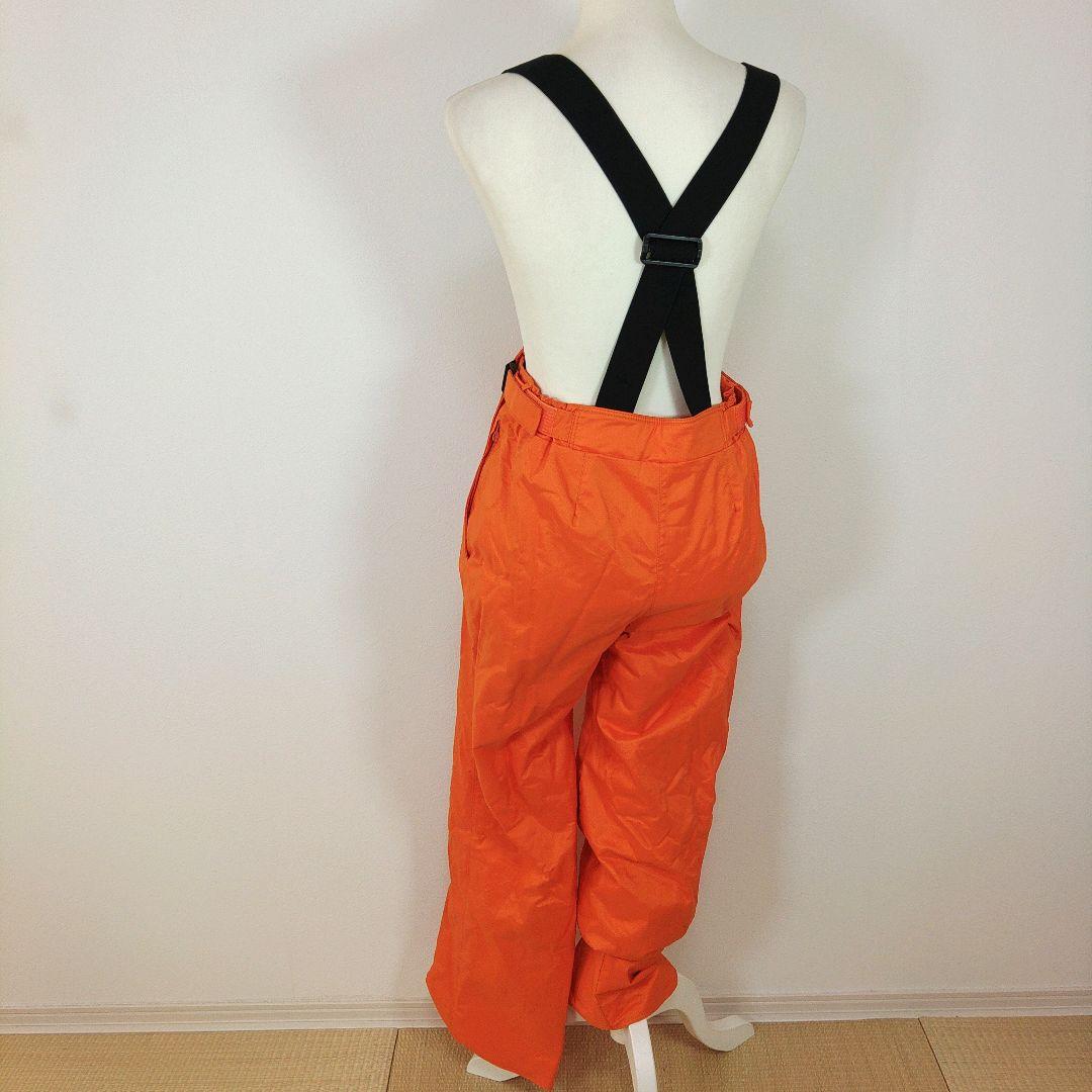 レディース　L　スキー　スノーボードウェア　上下セット　オーバーサイズ　オレンジ