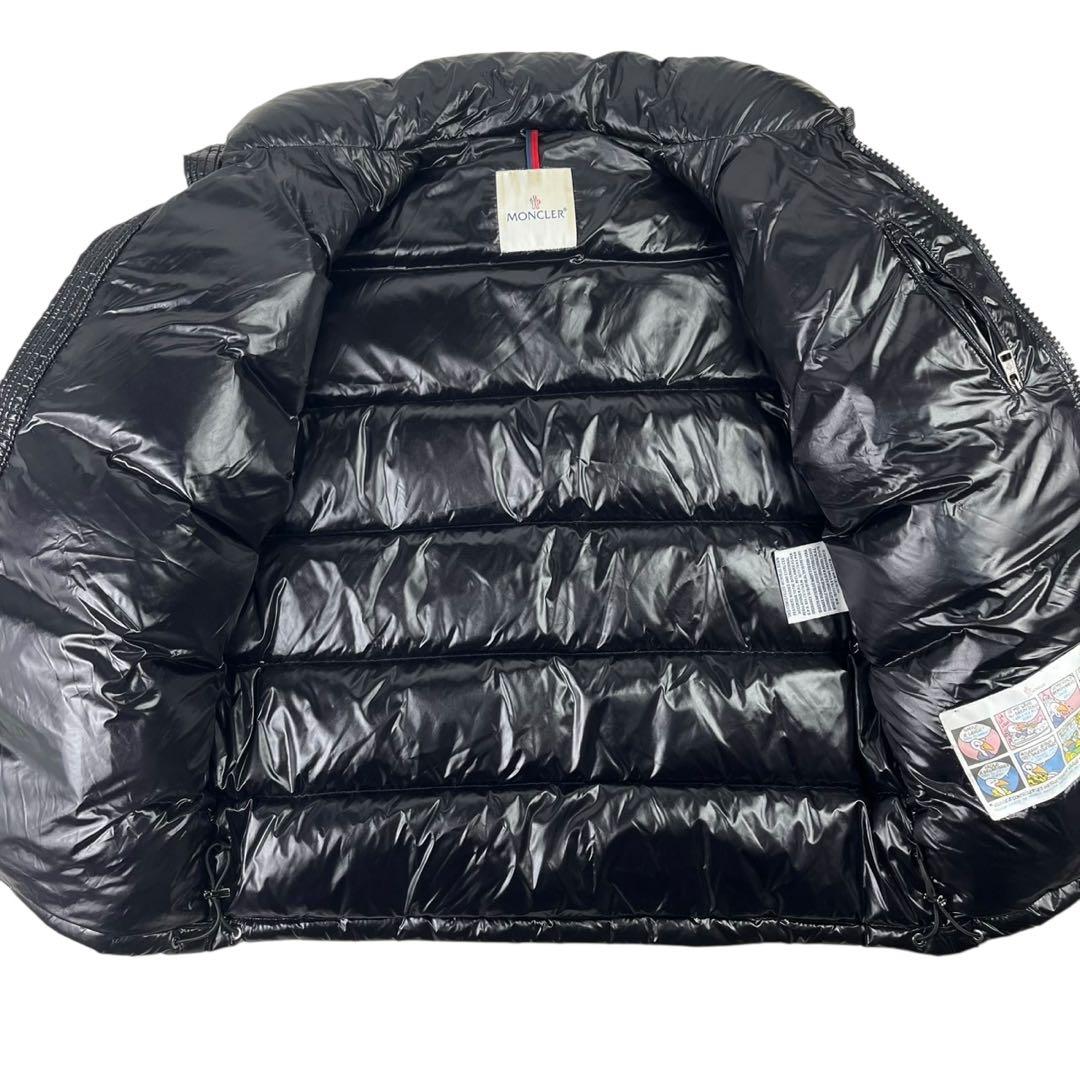 美品 希少 XL相当 モンクレール マヤ ダウンジャケット ブラック 肉厚 極暖