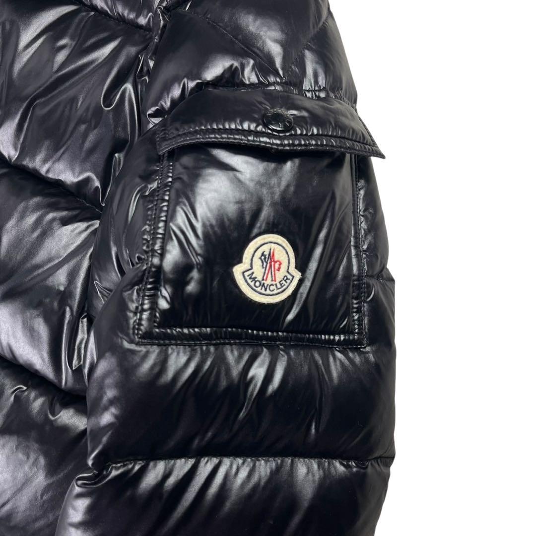 美品 希少 XL相当 モンクレール マヤ ダウンジャケット ブラック 肉厚 極暖