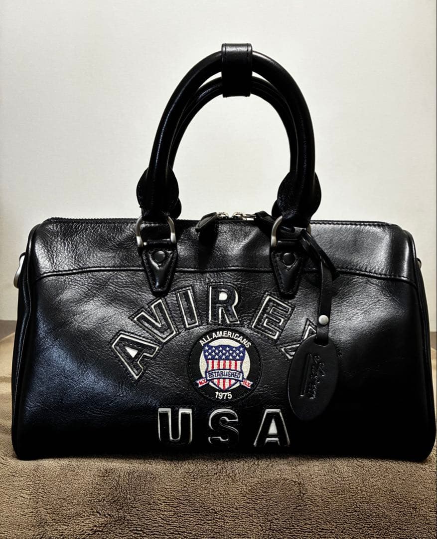 R*R様 AVIREX ミニボストンバッグ ブラック