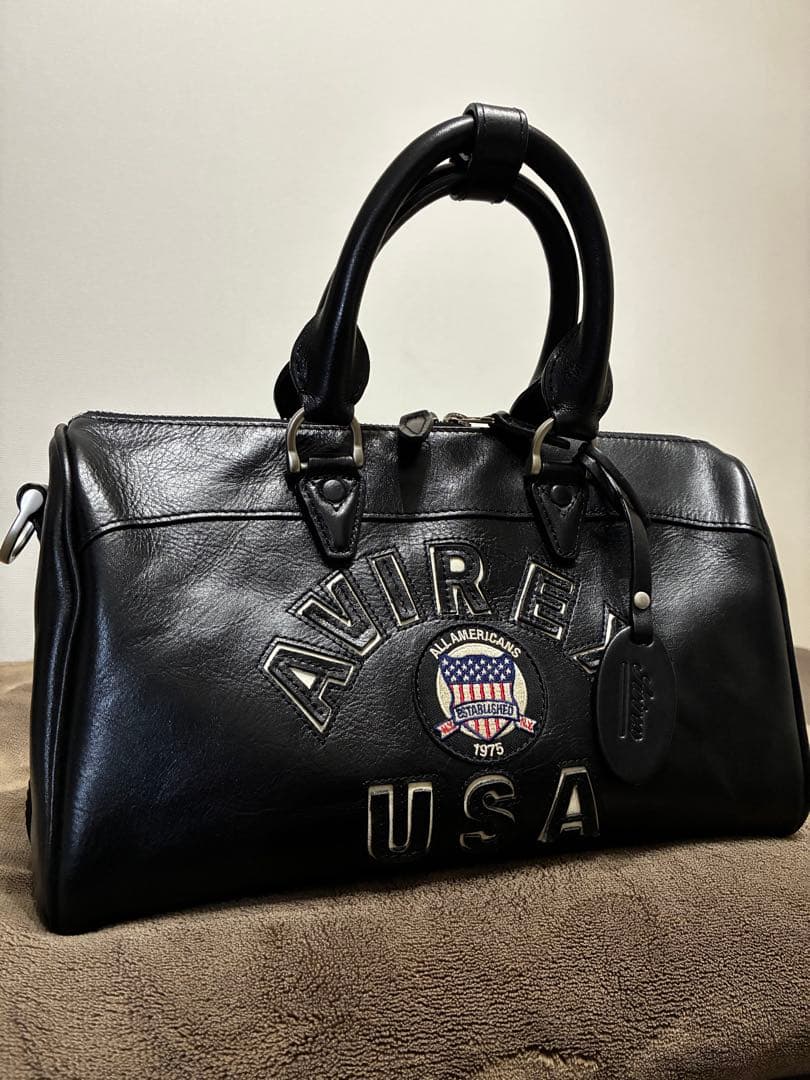 R*R様 AVIREX ミニボストンバッグ ブラック