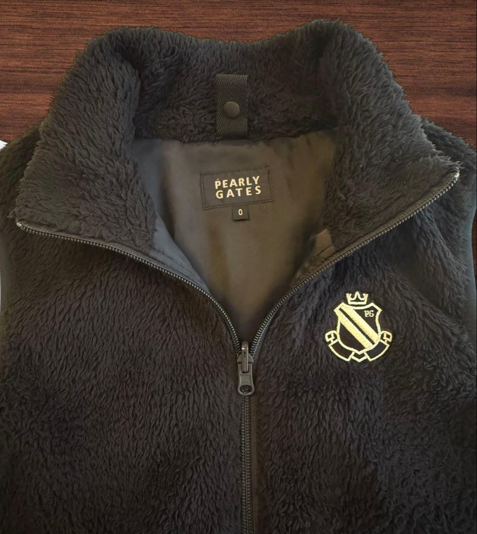 【超美品】PEARLYGATES ボーダージャケット　ベスト付き　サイズ0