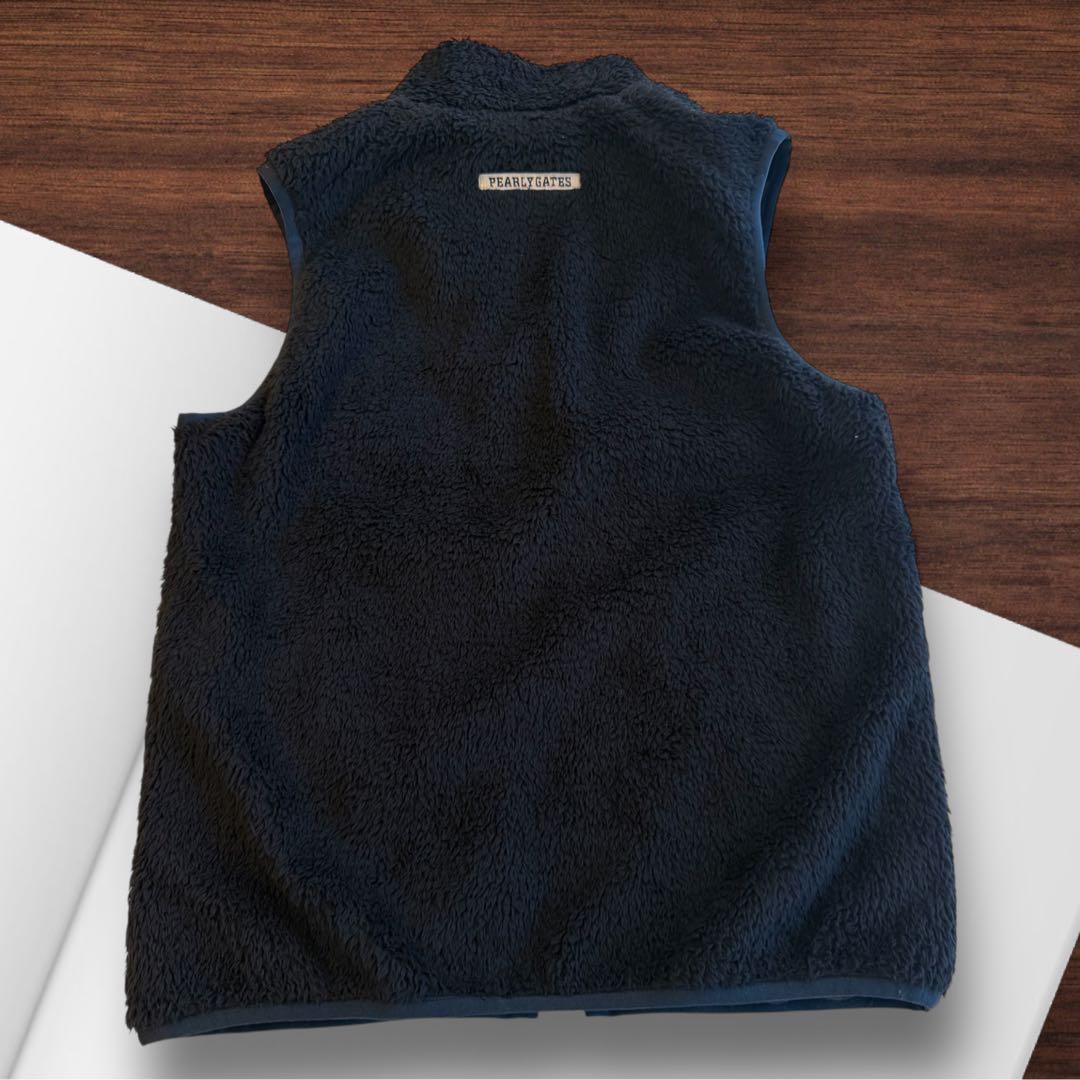 【超美品】PEARLYGATES ボーダージャケット　ベスト付き　サイズ0