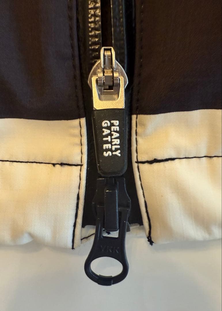 【超美品】PEARLYGATES ボーダージャケット　ベスト付き　サイズ0