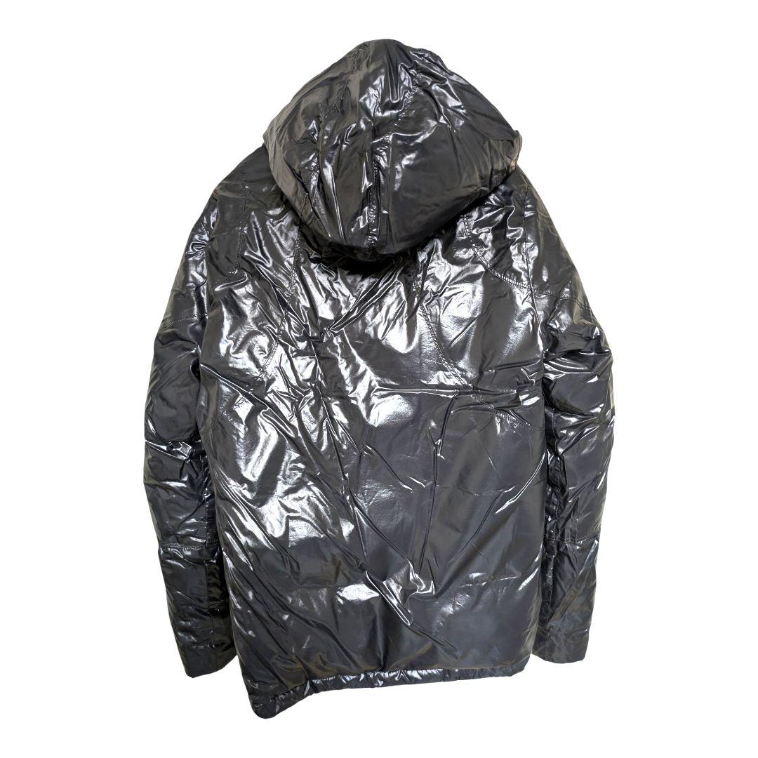 TATRAS フード付きダウンジャケット ブラック/ブルー