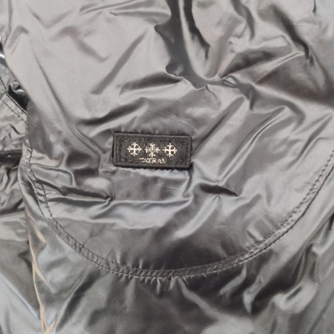 TATRAS フード付きダウンジャケット ブラック/ブルー