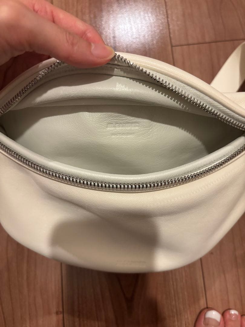 ジルサンダー　ホワイト ボディバッグ