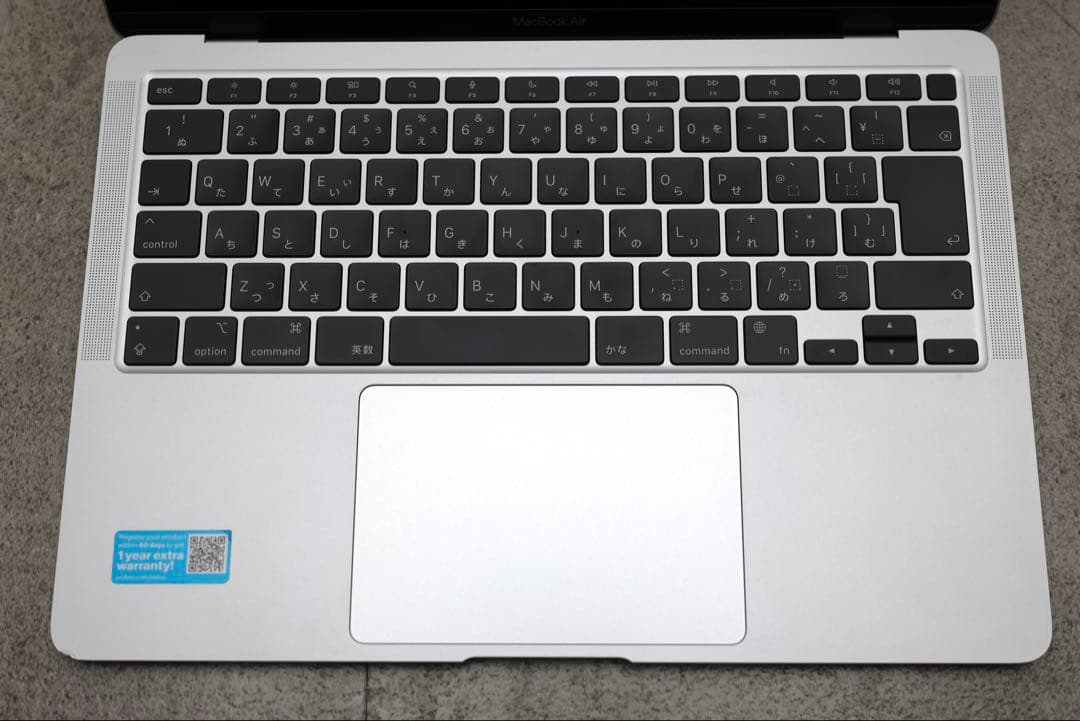 【希少16GBメモリ】M1 MacBookAir 512GBシルバー 箱充電器付