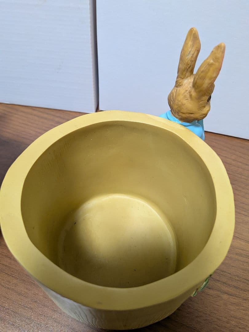未使用　ピーターラビット　ミセスラビット　プランター　加藤工芸