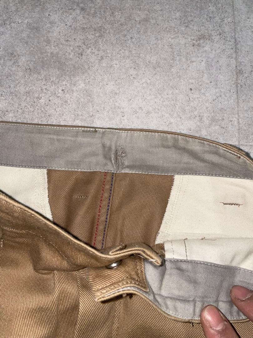 テンダーロイン　ワークパンツ　ベージュ チノパン