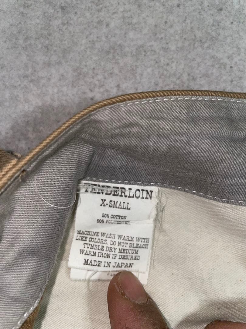 テンダーロイン　ワークパンツ　ベージュ チノパン