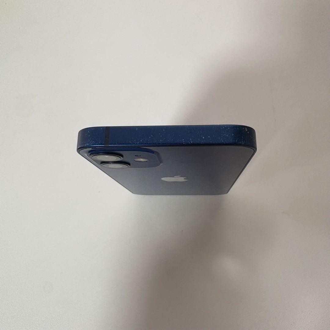 Apple iPhone 12 本体 青色 箱充電ケーブル付きFace ID故障