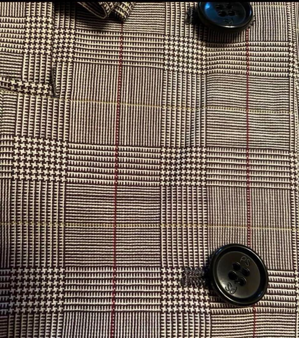 卒園式　入学式　ポールスミス グレー チェック柄 スーツセット