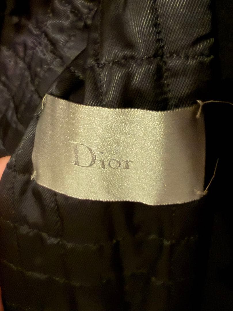 Dior ダッフルジャケット フード付き ブラック S