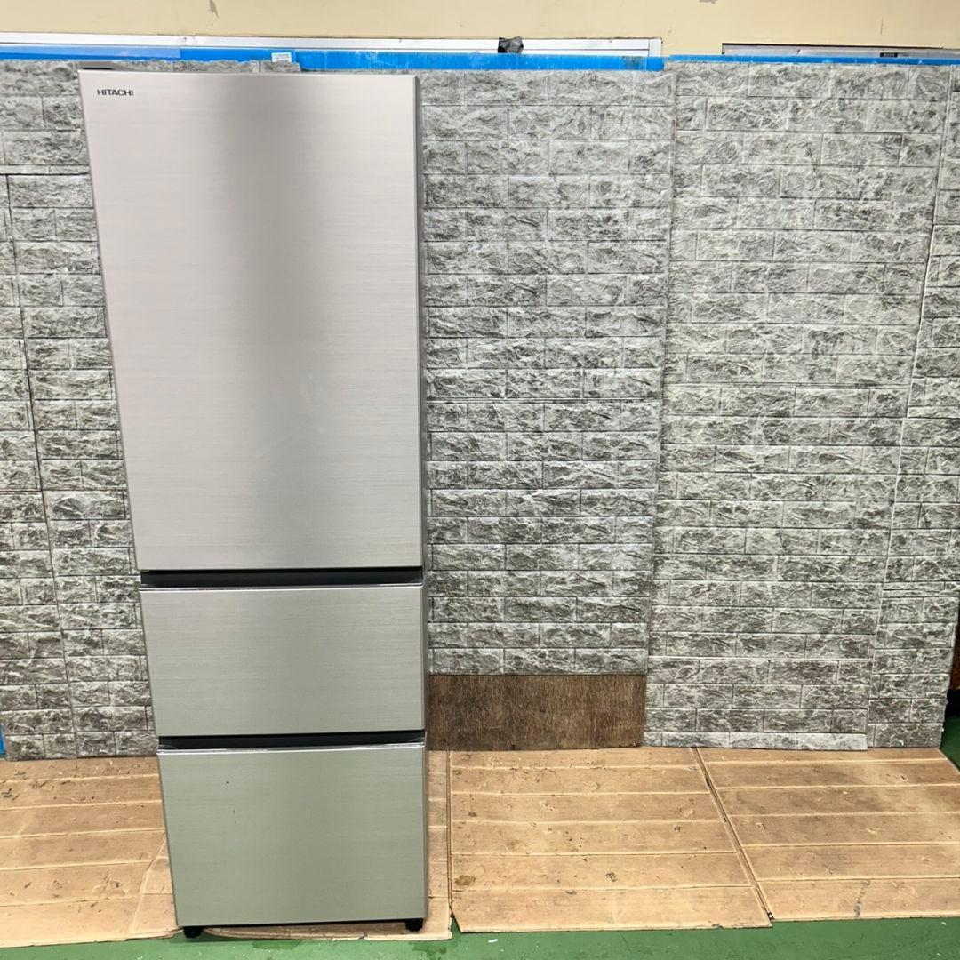 734 冷蔵庫　大型　300L強　左開き　自動製氷機付き　極美品　保証込　家庭用