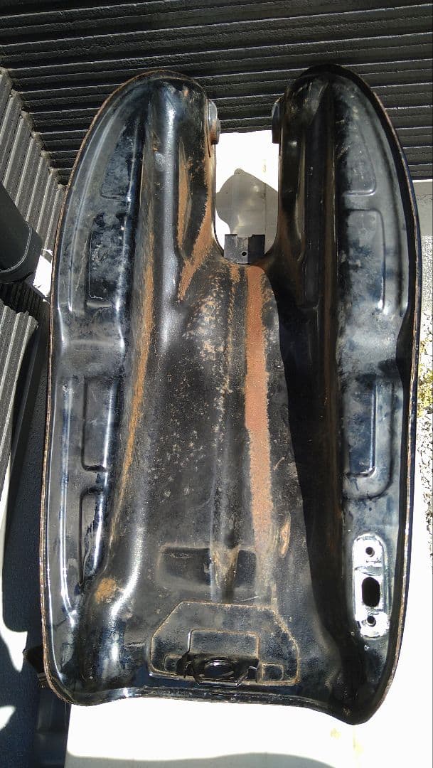 gs400 , タンク　当時物、希少オリジナルカラー