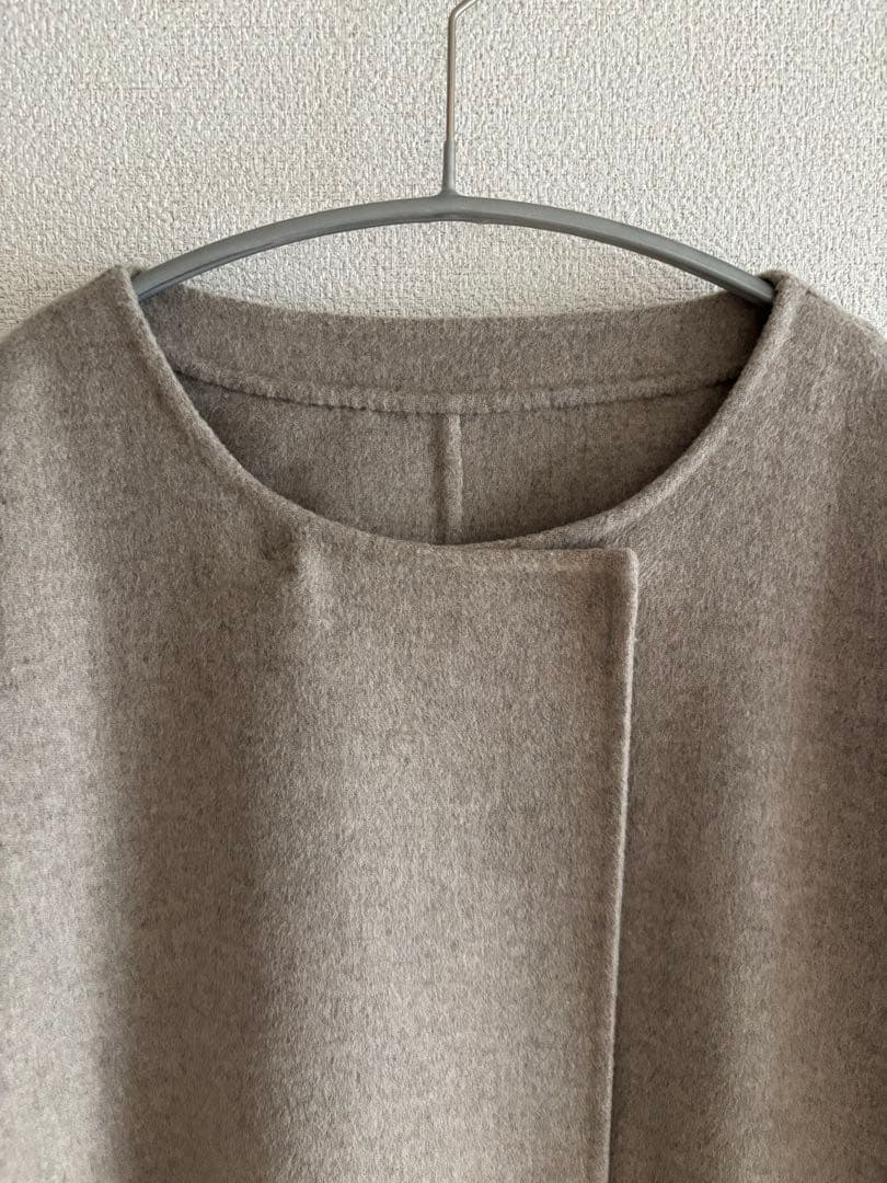 SLOBE IENA／HAMILTONダブルフェイスウールショートコクーンコート