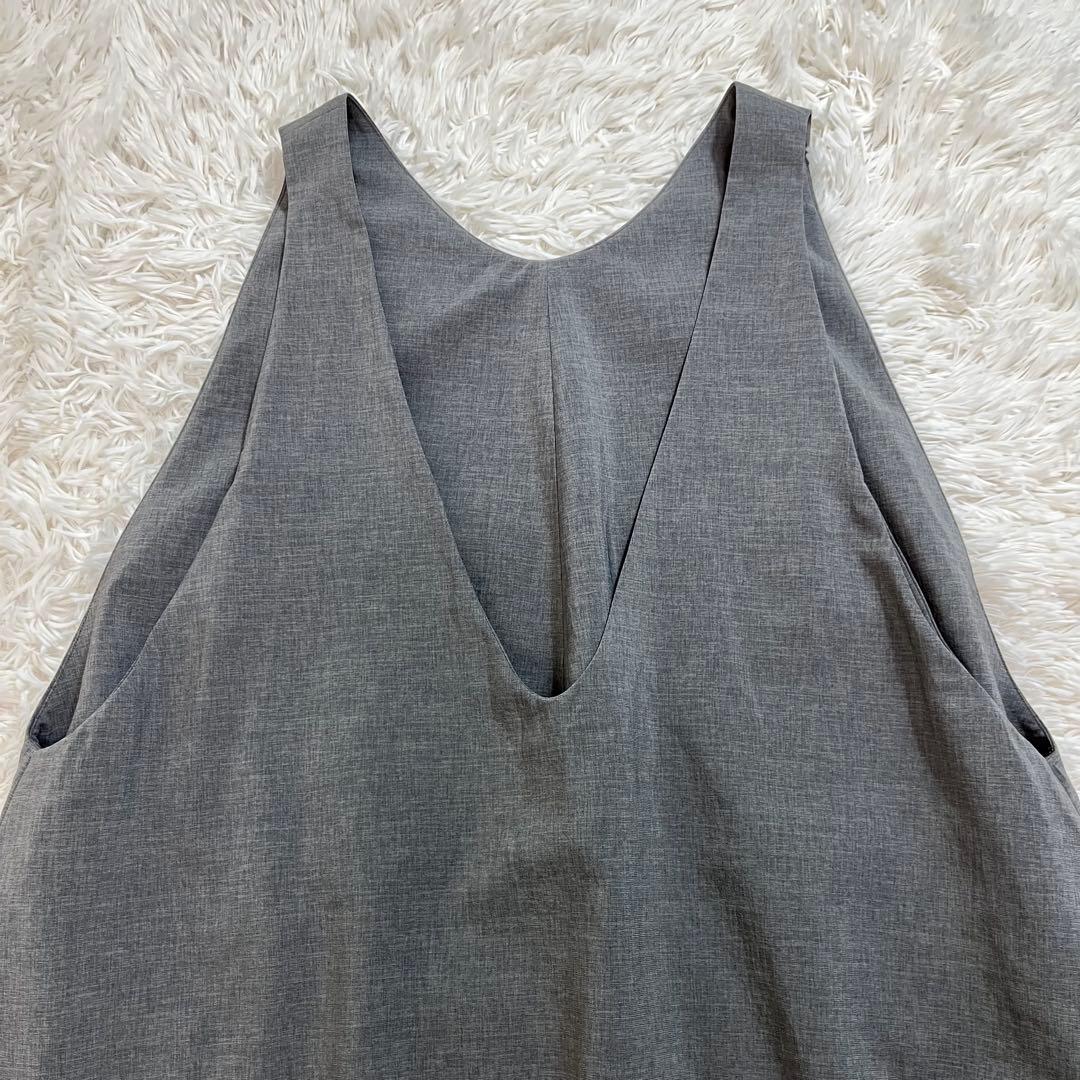 NO CONTROL AIR ジャンパースカート グレー ロングワンピース