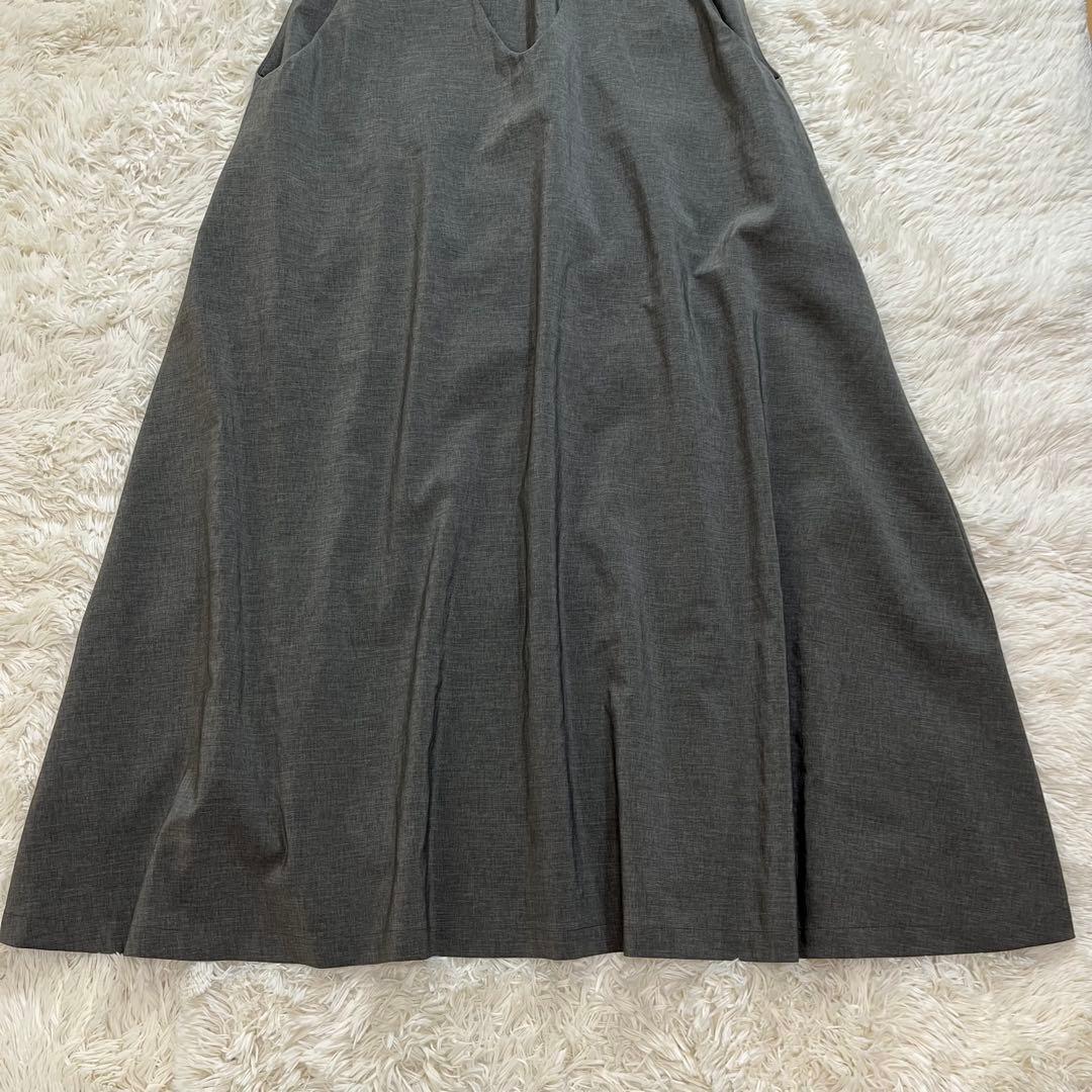 NO CONTROL AIR ジャンパースカート グレー ロングワンピース