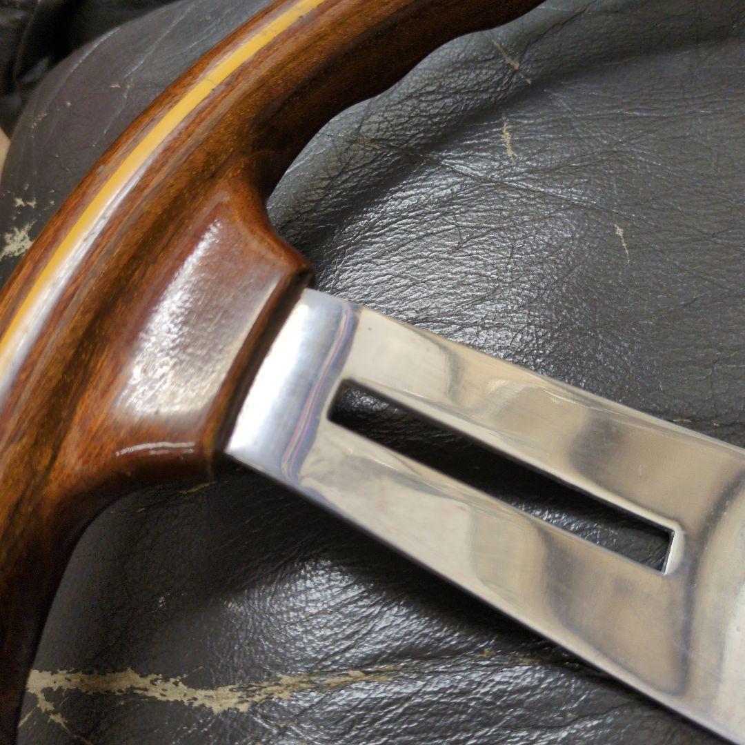 さ*ら様 美品　personal　ウッドステアリング　39%　当時物　パーソナル