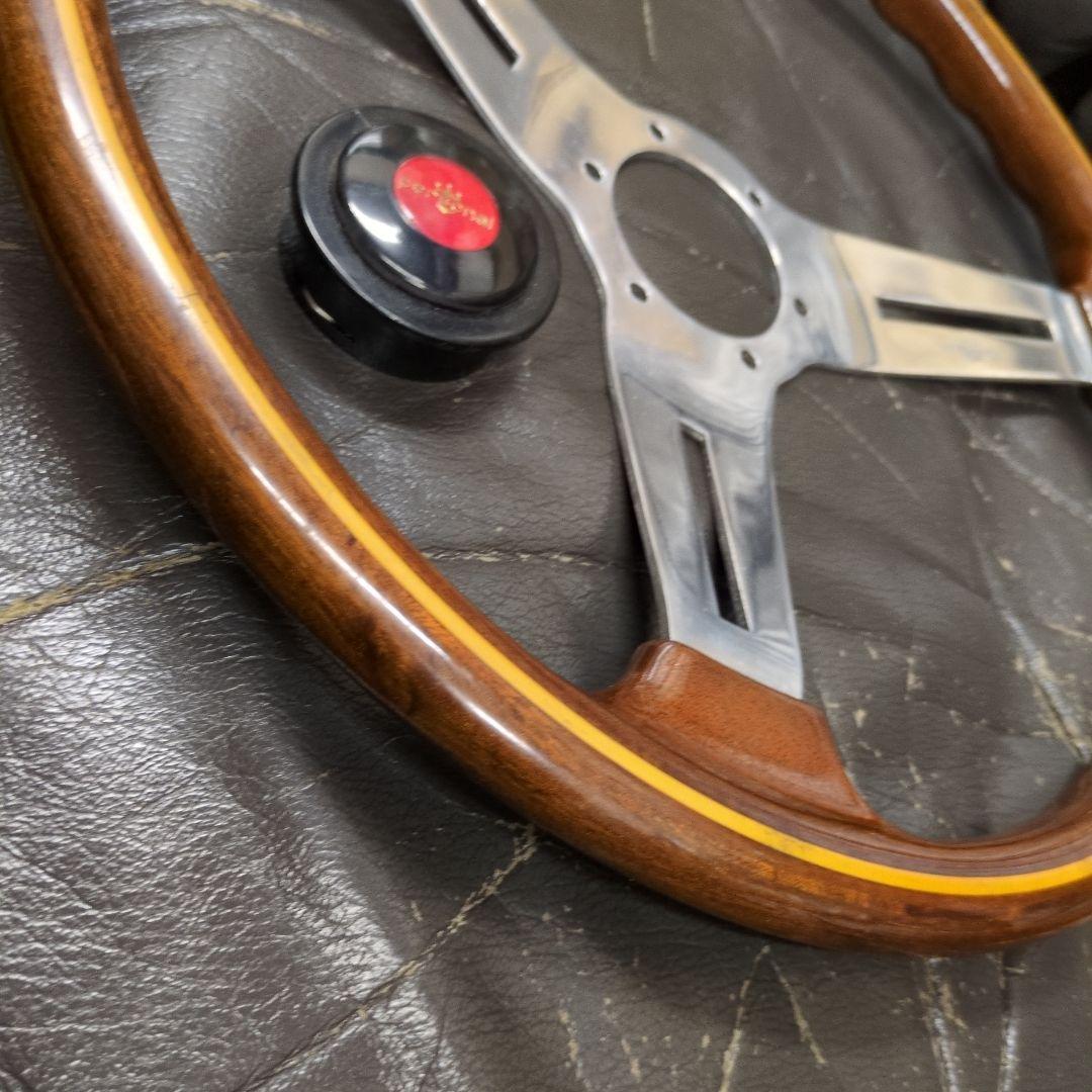 さ*ら様 美品　personal　ウッドステアリング　39%　当時物　パーソナル