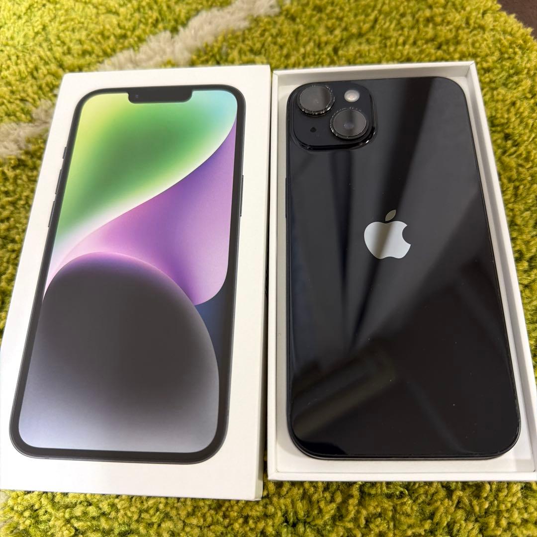 「売り切り」Apple iPhone 14ミッドナイト 本体