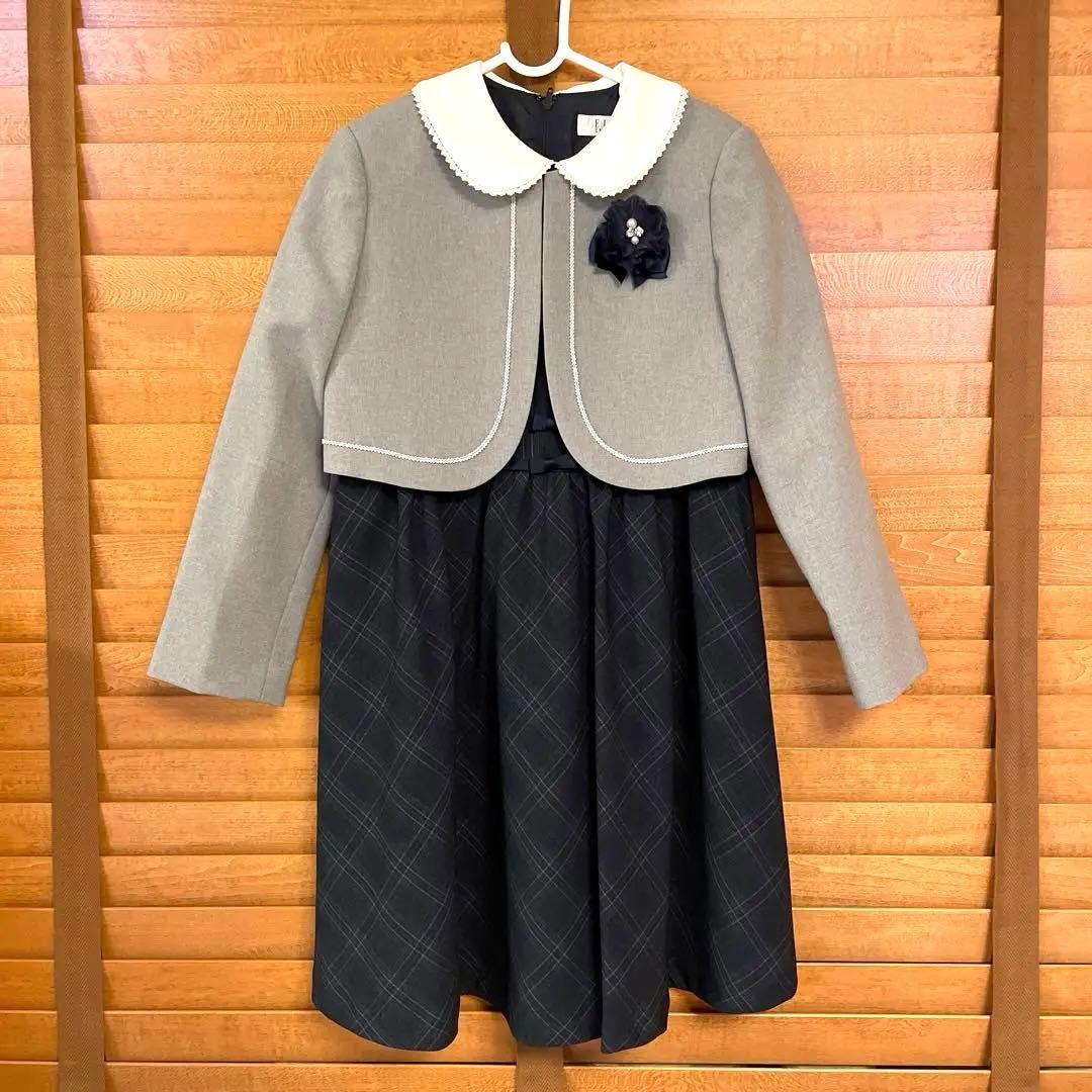 【ELLE】エルアンノワール 卒園式　入学式 女の子 フォーマル 130センチ