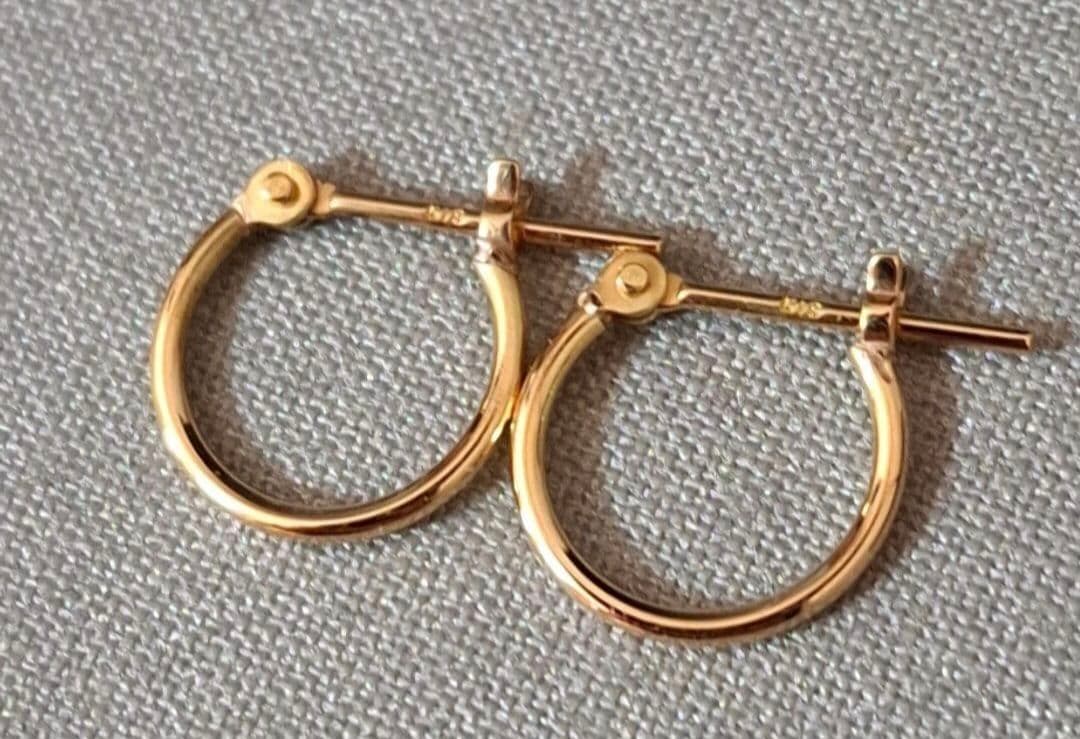 k18 フープピアス メンズ