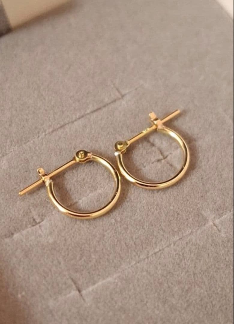 k18 フープピアス メンズ