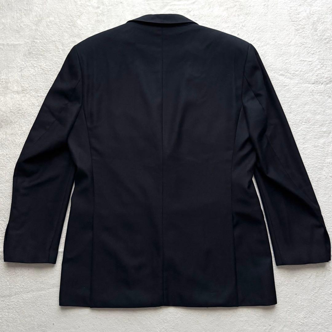 未使用級 ジョルジオアルマーニ スーツ セットアップ ネイビー シャドーロゴ