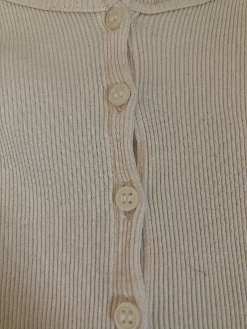 ETRE TOKYO エトレトウキョウ　オーコットテレコヘンリーネックトップス