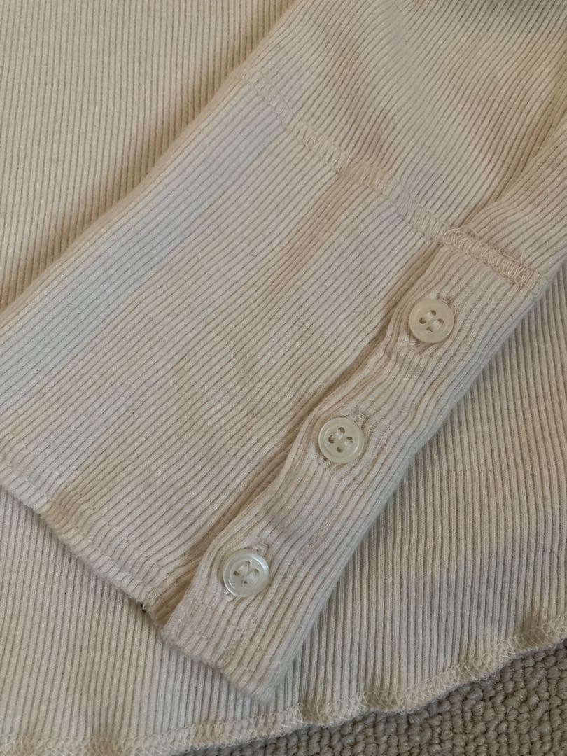 ETRE TOKYO エトレトウキョウ　オーコットテレコヘンリーネックトップス