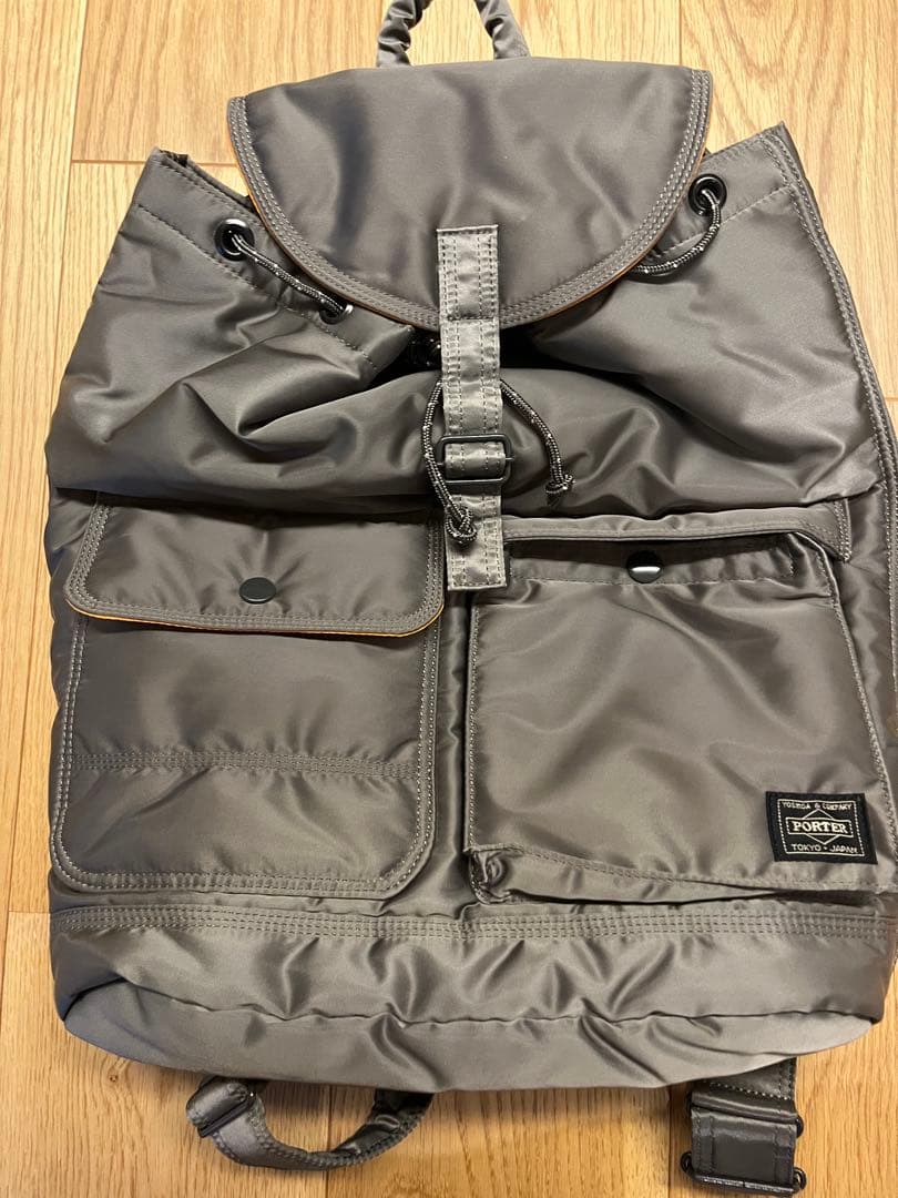 未使用　吉田カバン PORTER タンカー バックパックシルバーグレー　保存袋