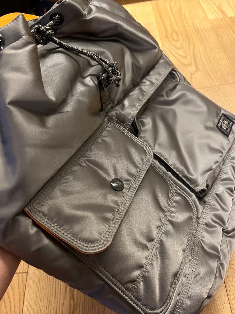 未使用　吉田カバン PORTER タンカー バックパックシルバーグレー　保存袋