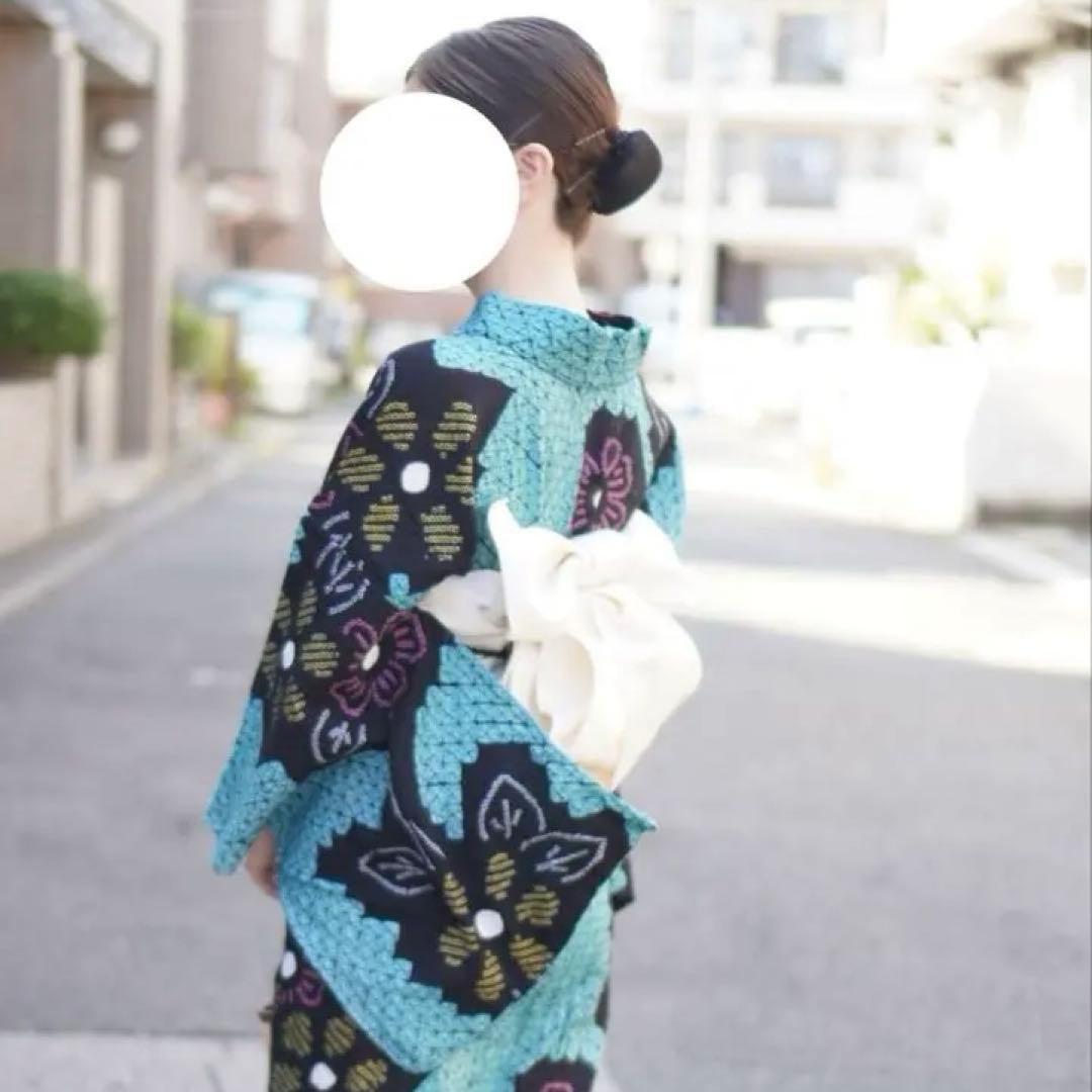 ❁888❁⭐︎浴衣　有松鳴海絞り　【7】単品