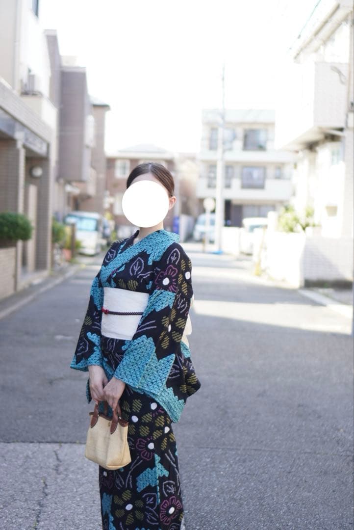 ❁888❁⭐︎浴衣　有松鳴海絞り　【7】単品